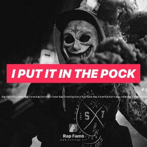 I put it in the pock 