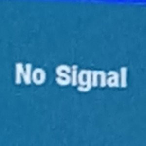 no signal 