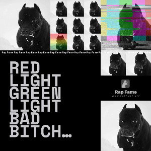 Red Light Green Light Bad bitch All White