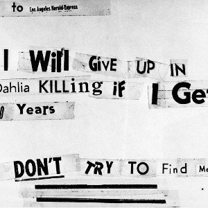 Murder notes.