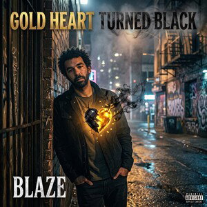 GOLD HEART TURNED BLACK 