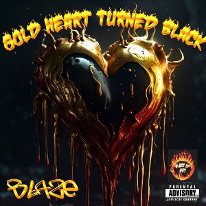 Gold Heart Turned Black 