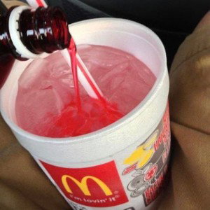 Red portion 