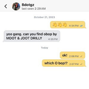 Jdot Drilly x Mdot spice - O bop (instrumental)