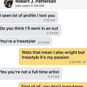 Message To “Robert J. Patterson”