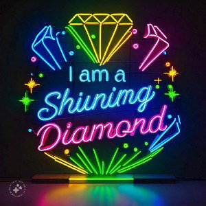 Shining diamond