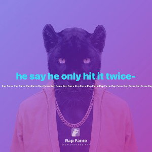 he say he only hit it twice-