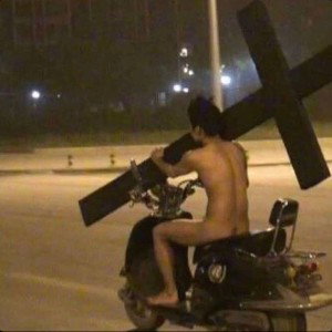 Santa Claus cock ride