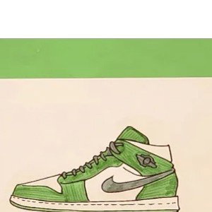Зеленый Nike 