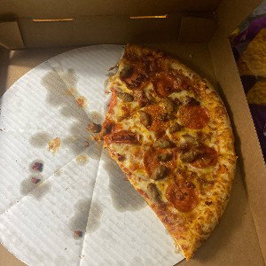 the last slice🙃🥗