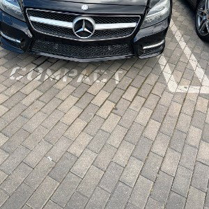 riding in a Benz backwards 