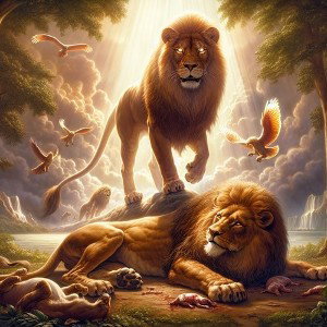 he is the king the Leo king 🦁 🤴 bow  down he the alpha everything