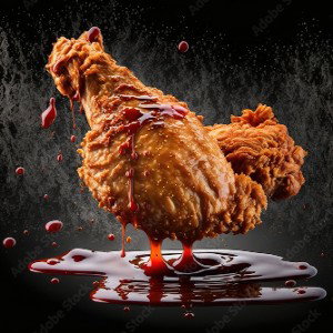 dripping chicken