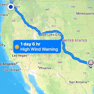 2,080 Miles