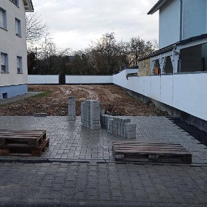 Pflasterverlegekarre