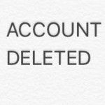 Deleting account